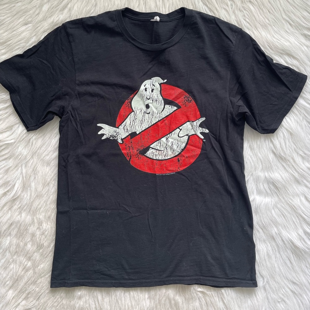 Ghostbusters graphic T-Shirt - Very Distressed No ghost Logo